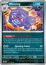 Weezing - Scarlet & Violet 151 (110/165)