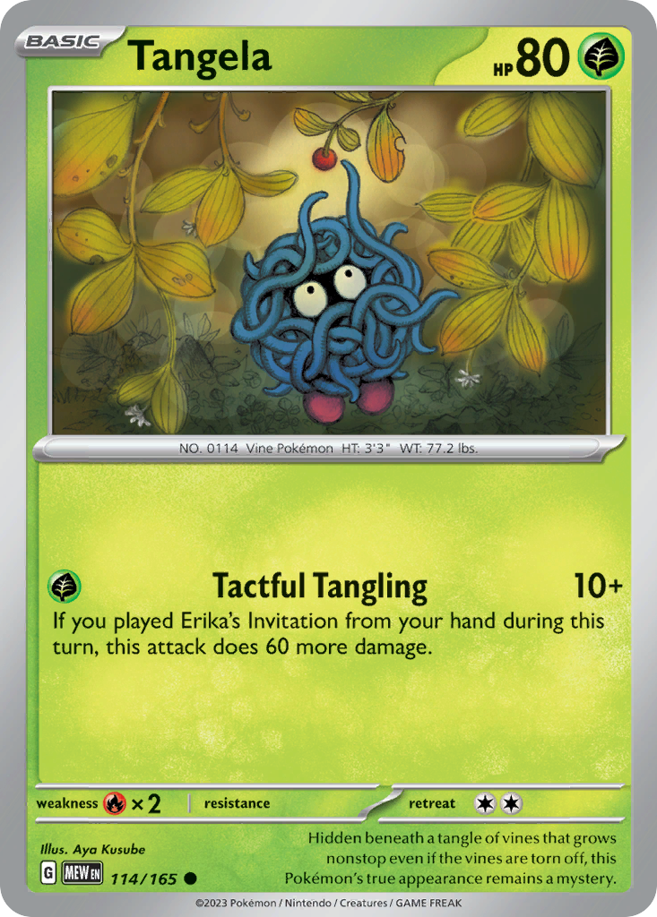 Tangela - Scarlet & Violet 151 (114/165)