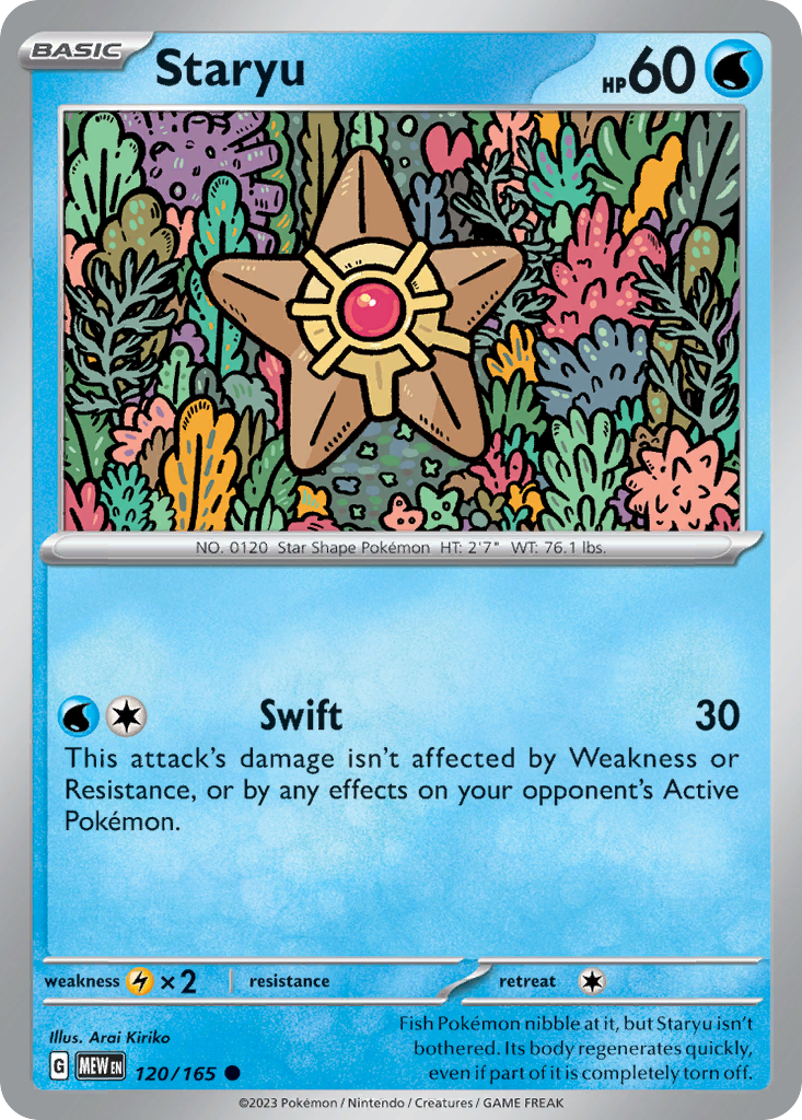Staryu - Scarlet & Violet 151 (120/165)