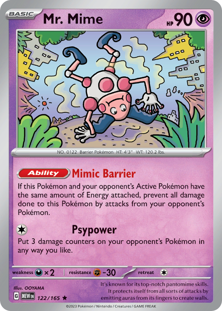 Mr. Mime - Scarlet & Violet 151 (122/165)