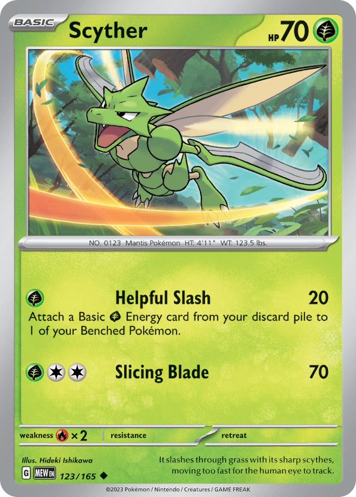 Scyther - Scarlet & Violet 151 (123/165)