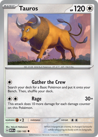 Tauros - Scarlet & Violet 151 (128/165)