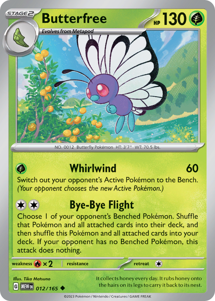 Butterfree - Scarlet & Violet 151 (012/165)