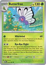 Butterfree - Scarlet & Violet 151 (012/165)