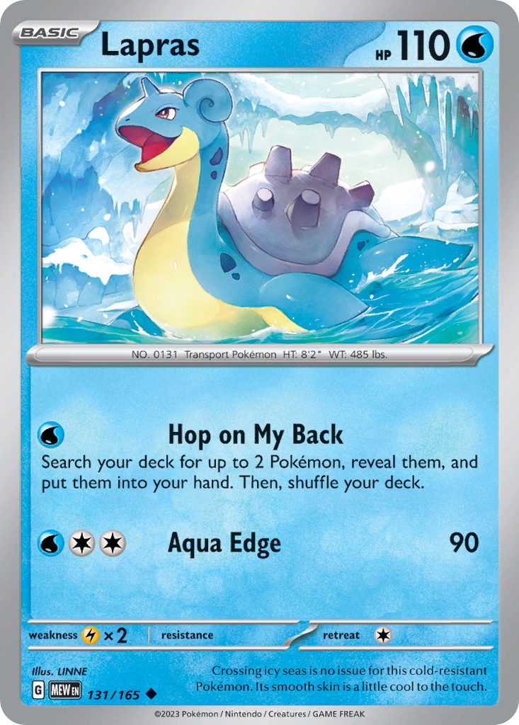 Lapras - Scarlet & Violet 151 (131/165)