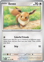 Load image into Gallery viewer, Eevee - Scarlet &amp; Violet 151 (133/165)