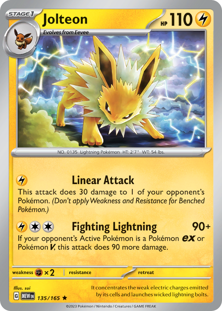 Jolteon - Scarlet & Violet 151 (135/165)
