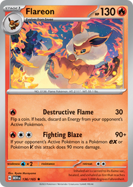 Flareon - Scarlet & Violet 151 (136/165)