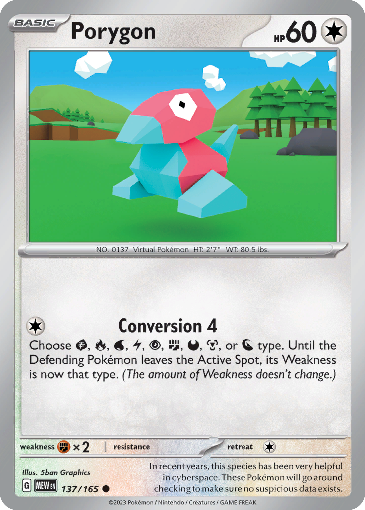 Porygon - Scarlet & Violet 151 (137/165)