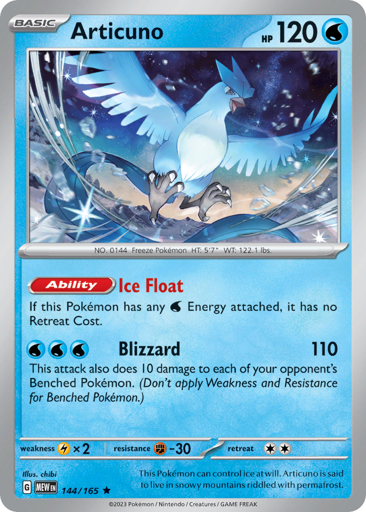 Articuno - Scarlet & Violet 151 (144/165)