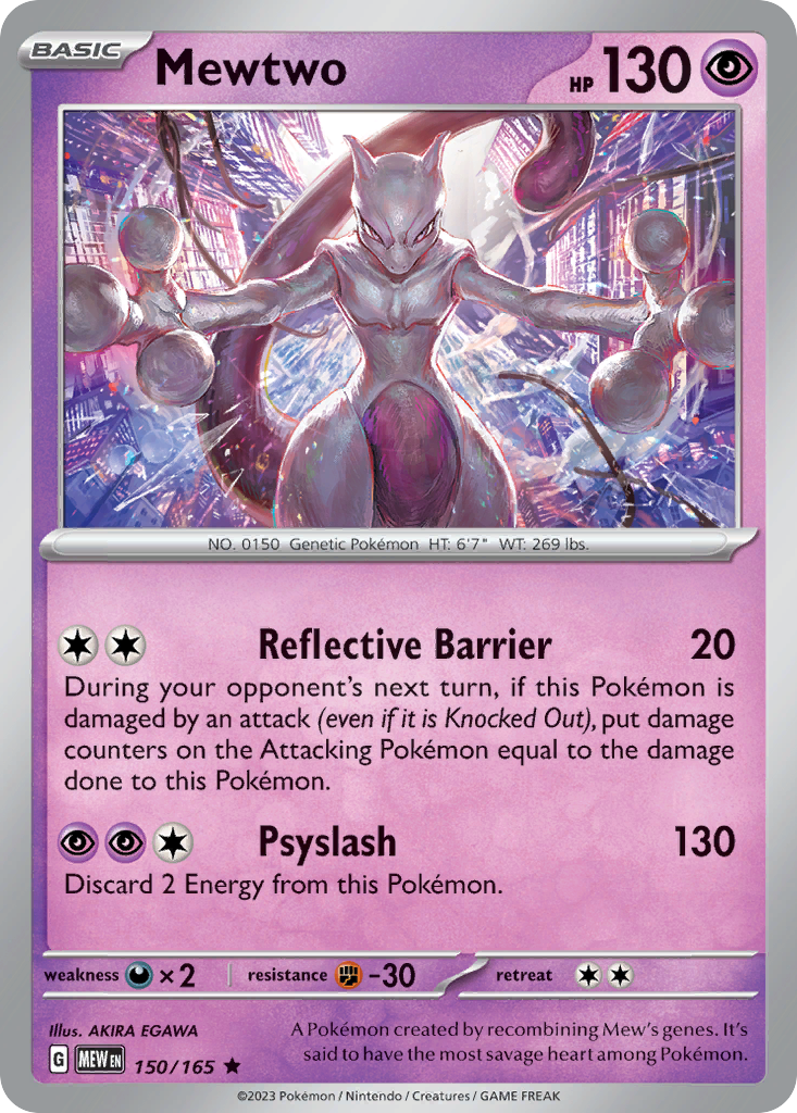 Mewtwo - Scarlet & Violet 151 (150/165)