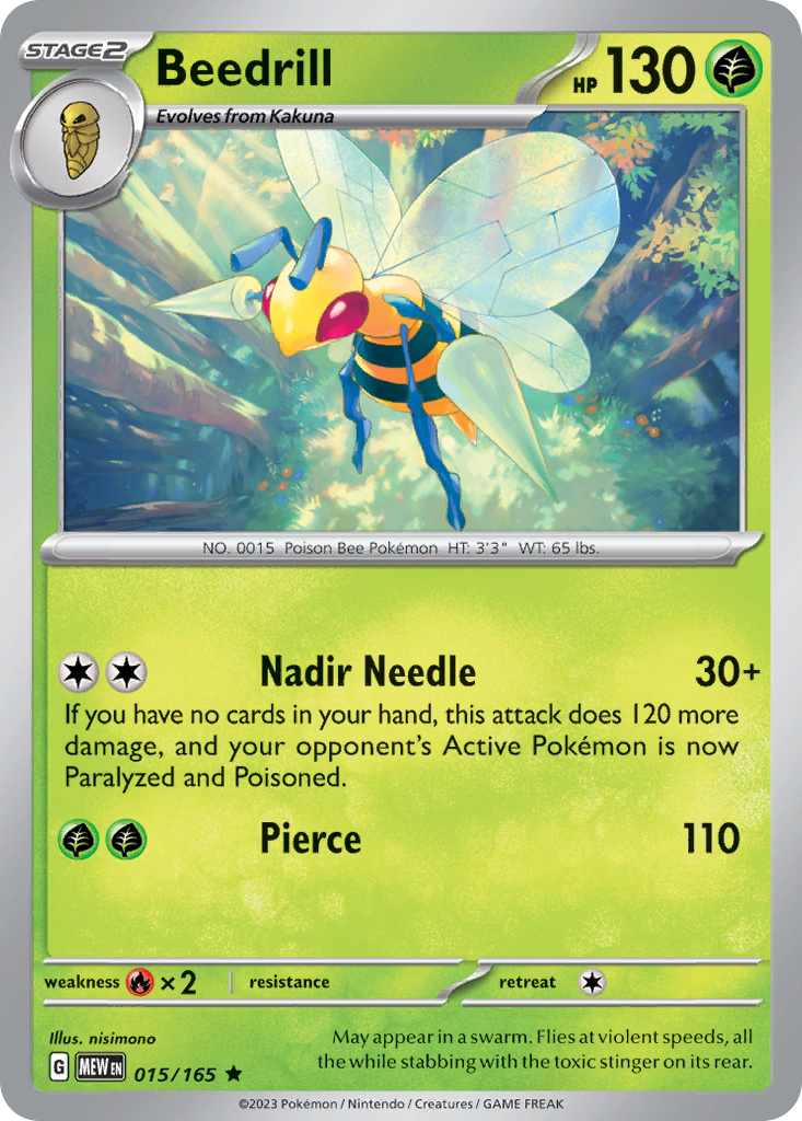 Beedrill - Scarlet & Violet 151 (015/165)
