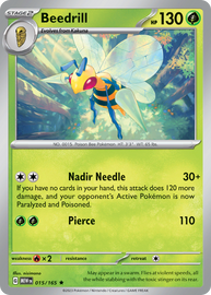 Beedrill - Scarlet & Violet 151 (015/165)