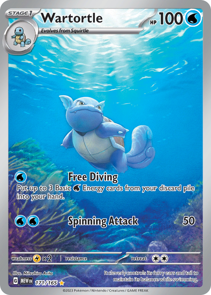 Wartortle - Scarlet & Violet 151 (171/165)