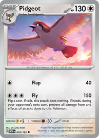 Pidgeot - Scarlet & Violet 151 (018/165)