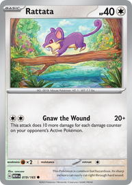 Rattata - Scarlet & Violet 151 (019/165)