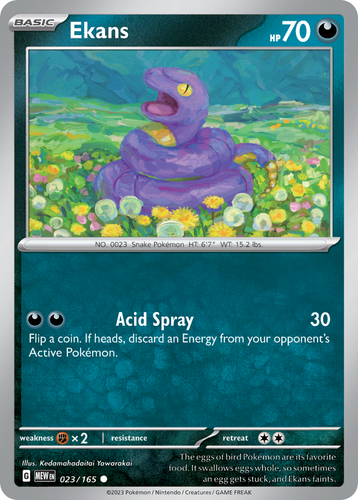 Ekans - Scarlet & Violet 151 (023/165)