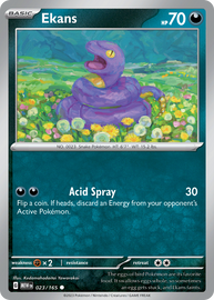 Ekans - Scarlet & Violet 151 (023/165)