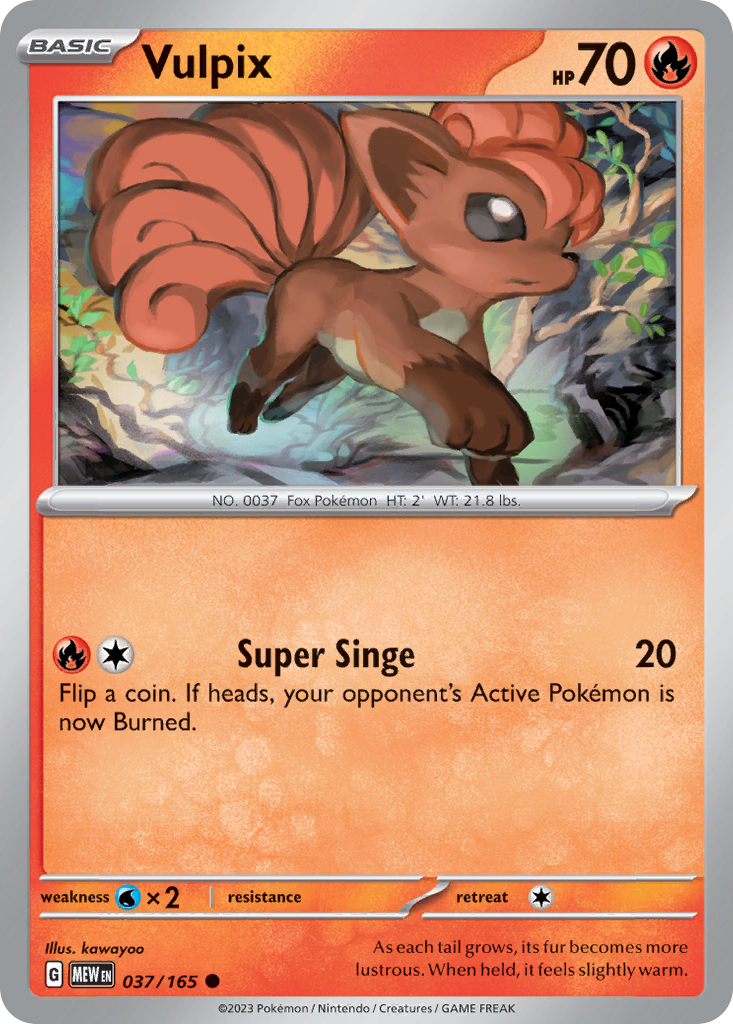 Vulpix - Scarlet & Violet 151 (037/165)