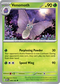 Venomoth - Scarlet & Violet 151 (049/165)