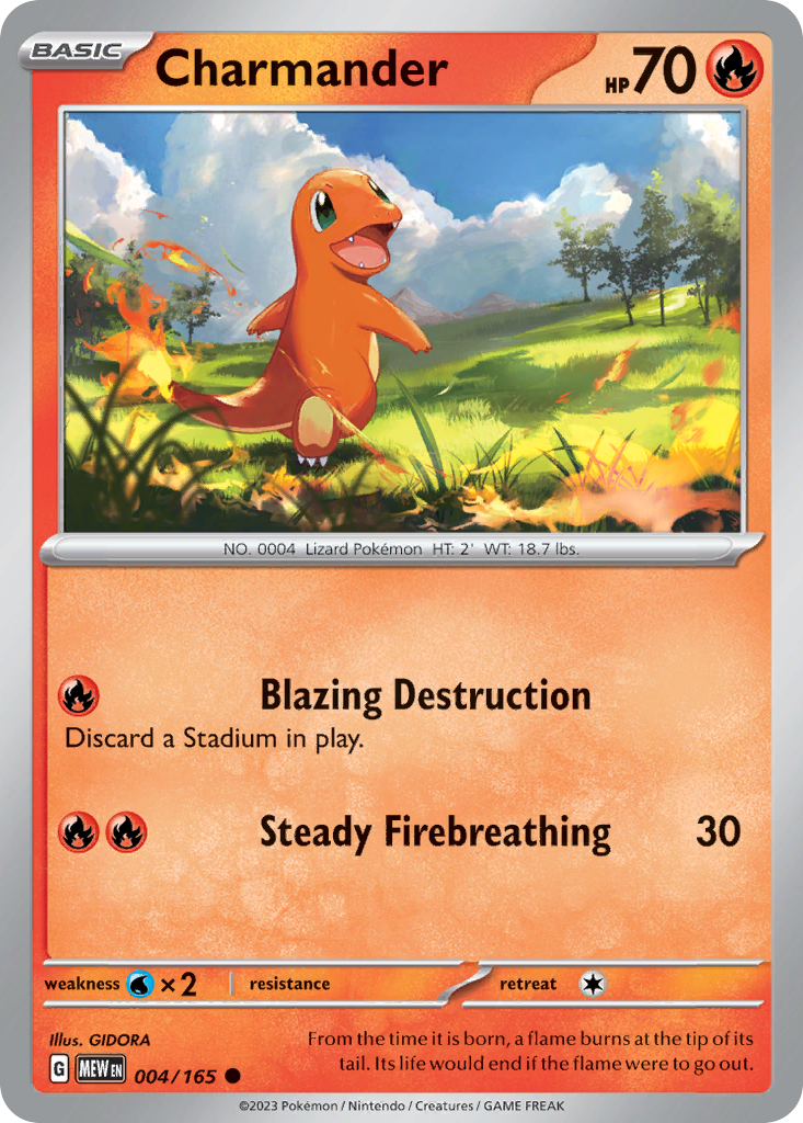 Charmander - Scarlet & Violet 151 (004/165)