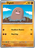 Diglett - Scarlet & Violet 151 (050/165)
