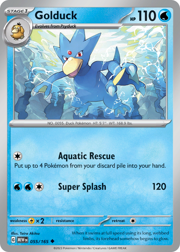 Golduck - Scarlet & Violet 151 (055/165)