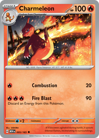 Charmeleon - Scarlet & Violet 151 (005/165)