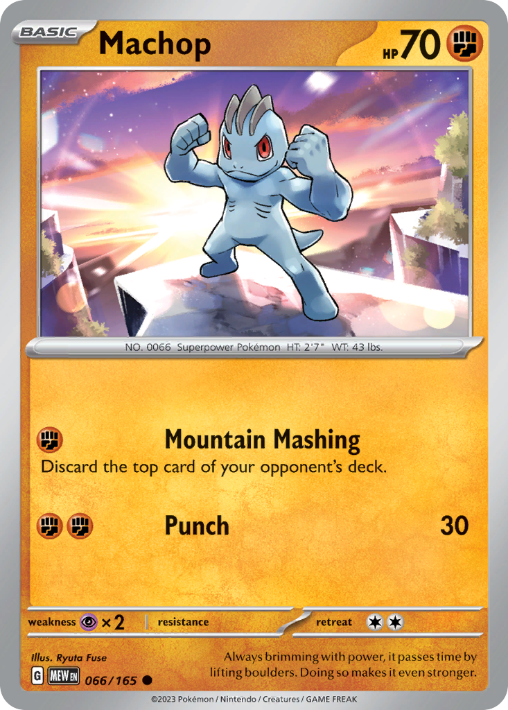 Machop - Scarlet & Violet 151 (066/165)