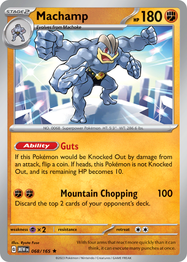 Machamp - Scarlet & Violet 151 (068/165)
