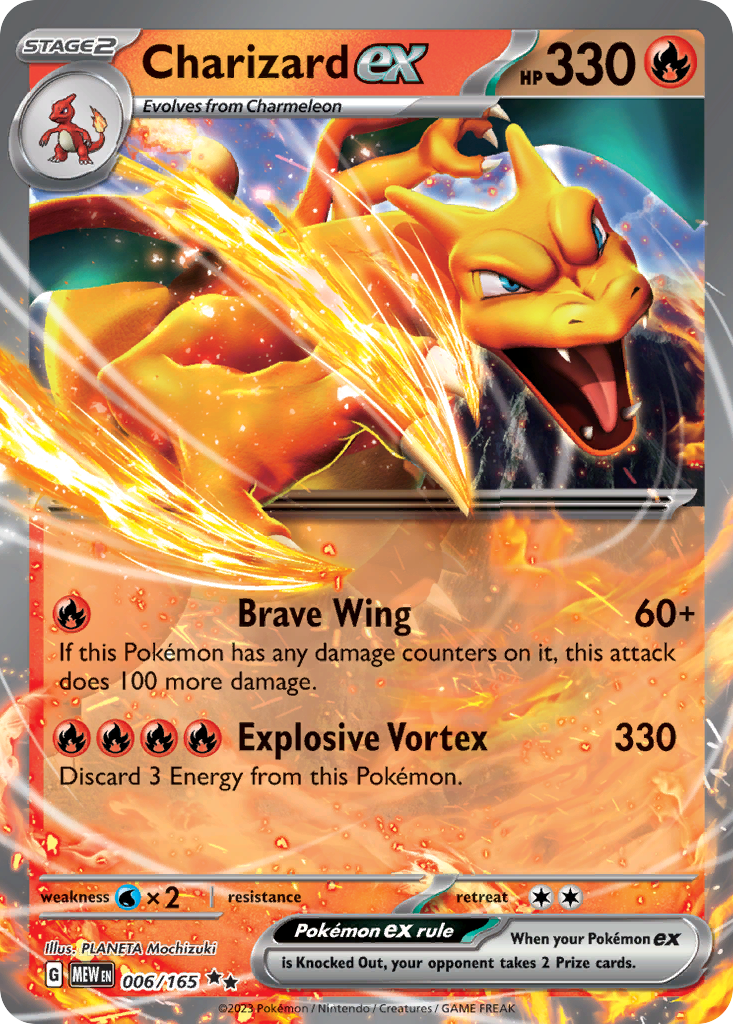 CharizardEX - Scarlet & Violet 151 (006/165)