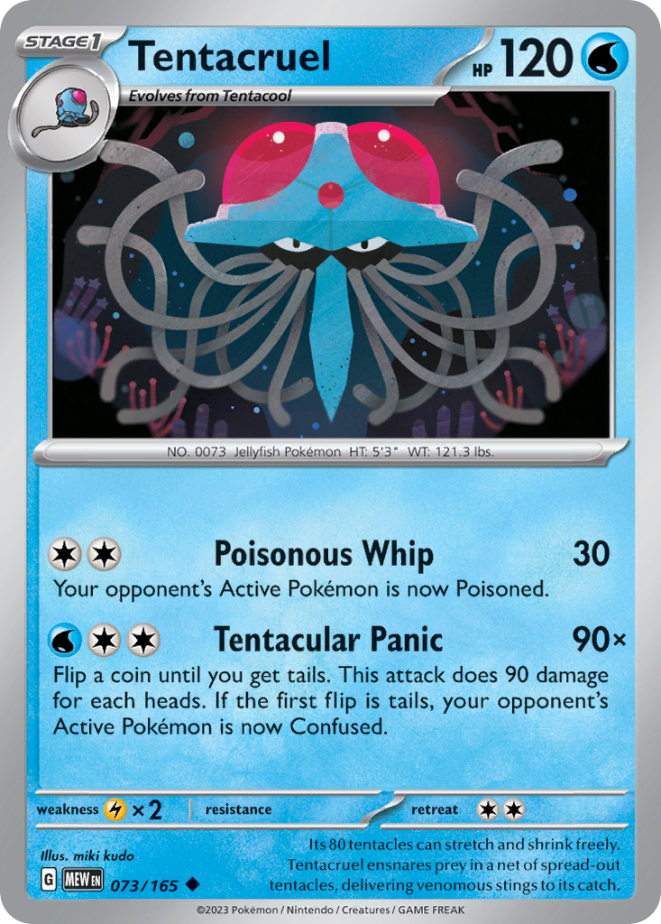 Tentacruel - Scarlet & Violet 151 (073/165)