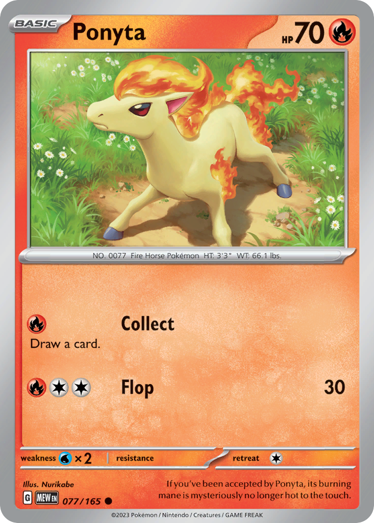 Ponyta - Scarlet & Violet 151 (077/165)