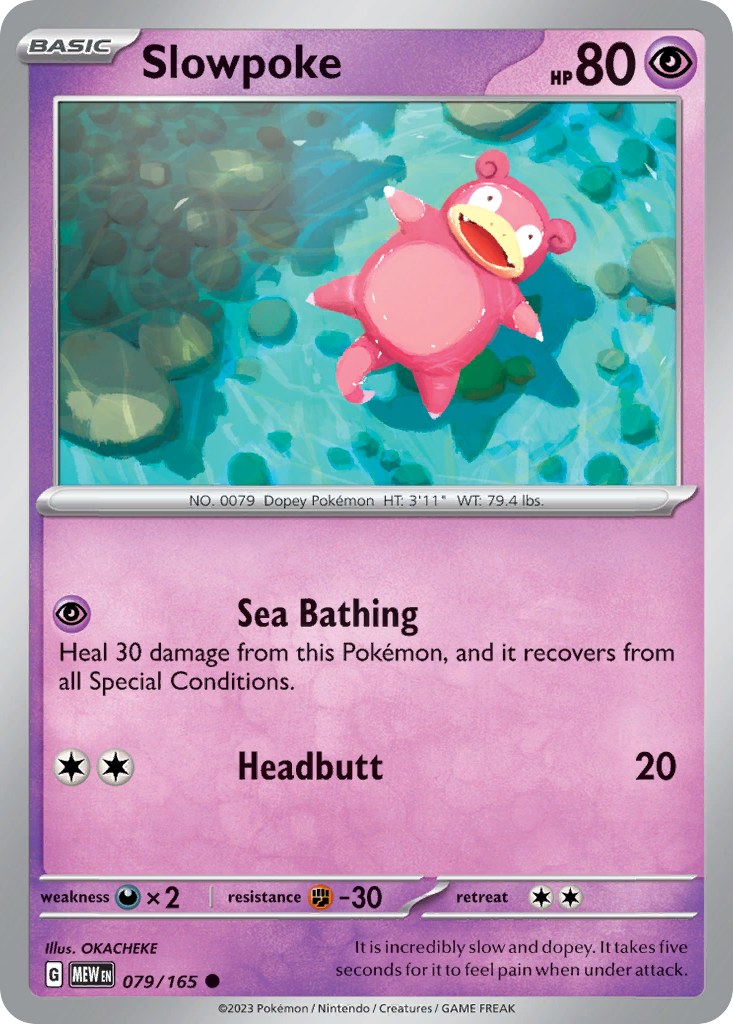 Slowpoke - Scarlet & Violet 151 (079/165)