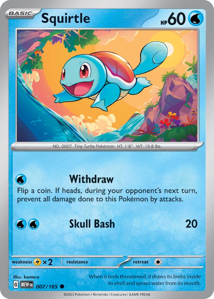 Squirtle - Scarlet & Violet 151 (007/165)