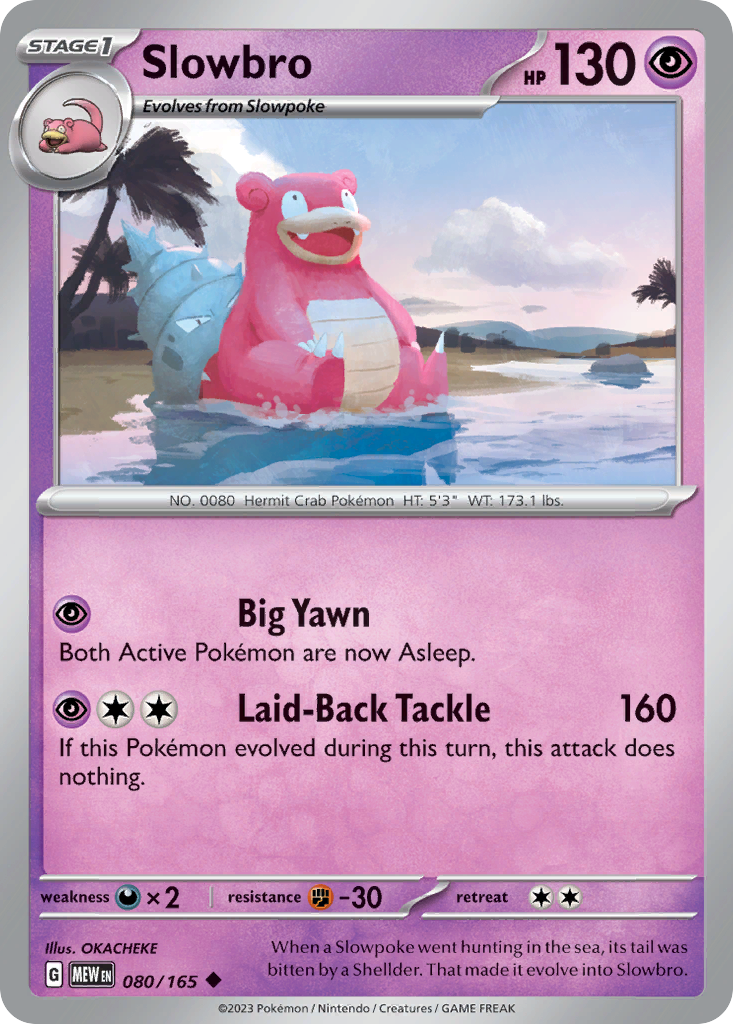 Slowbro - Scarlet & Violet 151 (080/165)