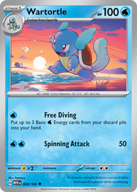 Wartortle - Scarlet & Violet 151 (008/165)