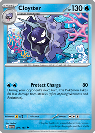 Cloyster - Scarlet & Violet 151 (091/165)